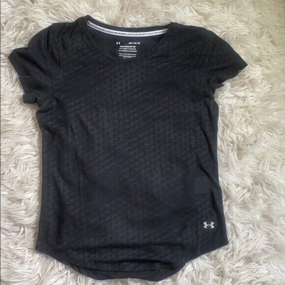 Under Armour 1361374 001 Womens Sz Large Streaker Runclipse SS Running Top Shirt - Picture 1 of 8